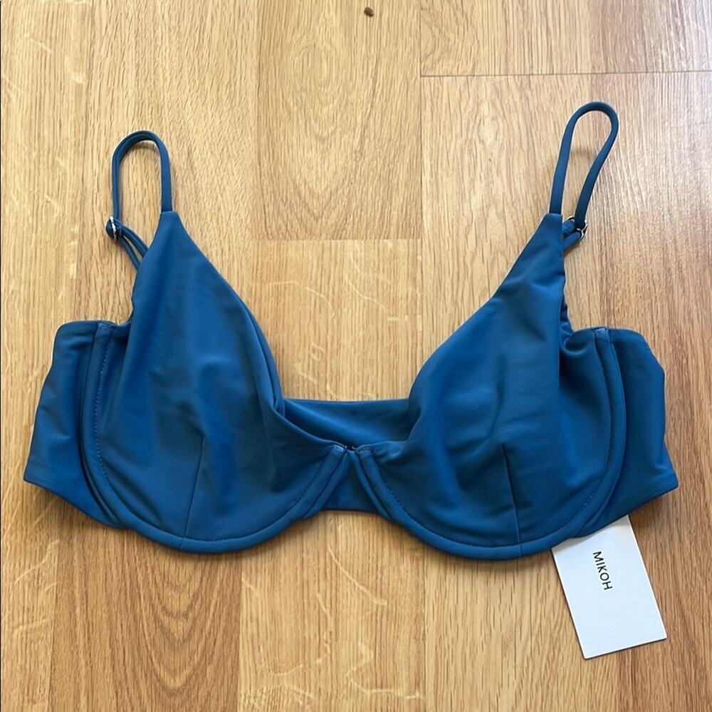 Mikoh swim bikini underwire bra style Natori Blue bikini to XL Bra